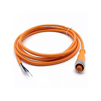 Câble de liaison d'automatisation industrielle M12 ou M8 EVT063 EVT073 EVT074 Câble d'alimentation