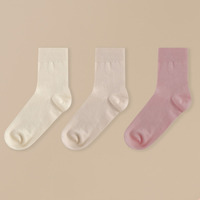 Ensemble de chaussettes en coton mi-mollet pour femmes respirant jetable remplacement quotidien Logo personnalisé enveloppé chaussettes de cheville prix de gros