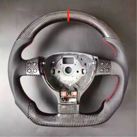 Volant en fibre de carbone personnalisé pour Volkswagen VW Golf 4 5 6 6r 7 7r 7.5 8 MK4 5 8 7 7.5 6 5 GTI GTD Polo Scirocco R