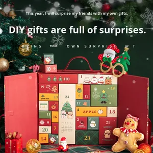 Calendrier de l'Avent de Noël, boîte cadeau surprise, boîte mystère, emballage cadeau vide pour la veille de Noël 2025 - Product Image 4