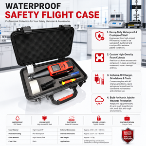 Taijia Digital Concrete Test Hammer TEM-912 <strong>Automatic</strong> Save and Processing for Non Destructive Strength Detection Work - Product Image 1