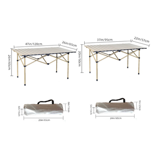 <span class=keywords><strong>Set</strong></span> Tavolo e Sedie Portatile per Picnic all'Aperto, Campeggio, Palestra o Soggiorno - Accessori Pieghevoli per Arredamento - Product Image 1