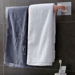 Promotion : Porte-serviettes mural multifonctionnel sans perçage, prix usine, barre simple pour serviettes - Product Image 4