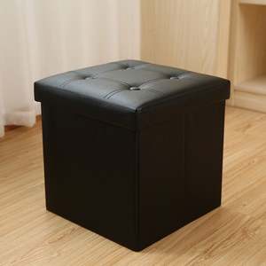 Banco de Dormitorio de Cuero con Espacio de Almacenamiento, Resistente al Agua, con Reposapiés - Product Image 2