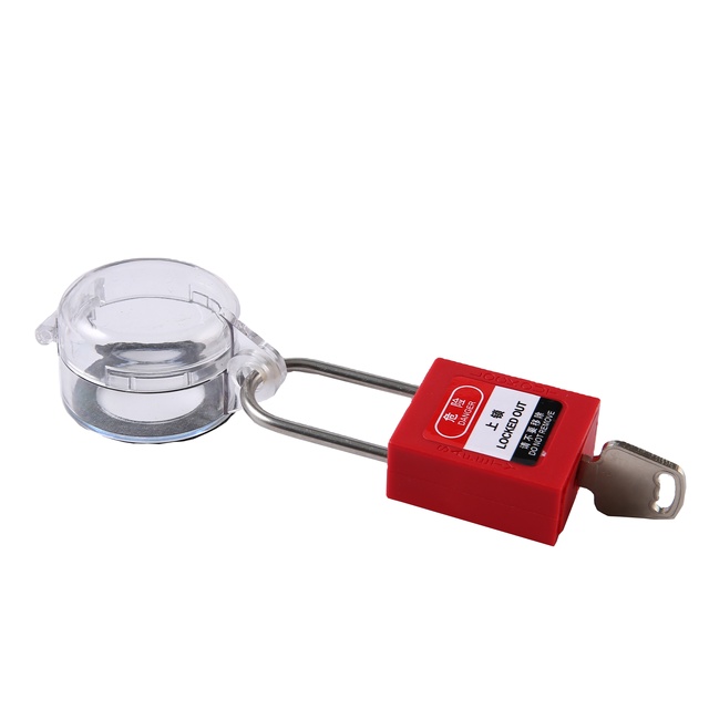 Small Emergency Stop Lockout BS-01, Electrical Switch for Safety Lockout Using . Push Botton Loto Products