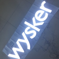 Personnages lumineux personnalisés en usine pour produire des caractères Led de panneau d'affichage