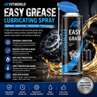 FITWORLD 500ML OEM ODM Spray Lubrificante Industriale Facile da Applicare, Grasso ad Alta Adesione per Manutenzione Attrezzature