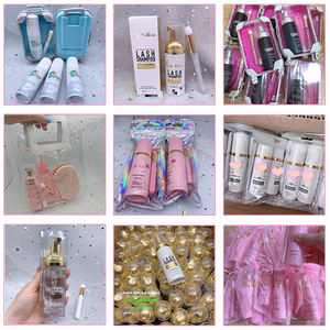 <span class=keywords><strong>Botella</strong></span> con Bomba para Champú de Pestañas, Color Rosa Mate Nude de Lujo, Kit de Limpiador de Pestañas con Cepillo - Product Image 2