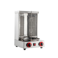 Nouvelle machine à rôtir le poulet de style commercial en acier inoxydable, rôtissoire rotative en fer pour agneau et porc, rôtissoire extérieure pour barbecue