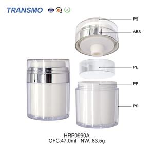 Envase de Crema Hidratante, Tarro Cosmético para Crema de Noche, 47g, Envase de Lujo con Bomba Airless, Tarro de Plástico - Product Image 3