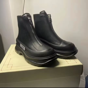 Botines con Cremallera de Alta Calidad, Zapatos de Estilo Casual de Lujo, Botines con Cremallera de Marca de Lujo 2026, Zapatos de Diseñador con Suela Gruesa - Product Image 5