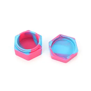 Cool Style Colorful Silicone Smell-Proof Stash Storage Jars Hive Smoking Jar Oil Box Spice Bottles Lighters Smoking Accessories