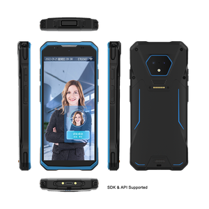 Machine de pointage d'heure et de présence portable à reconnaissance faciale multi-modal, étanche, anti-poussière, résistante aux chocs, avec vérification rapide, écran de 6,3 pouces - Product Image 1