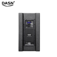 Système de sonorisation PA professionnel actif DASN MAX1 4000W avec 2 caissons de basses de 8 pouces pour DJ, fêtes, scène, intérieur, extérieur, mariage