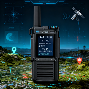 Radio POC Jaringan Komunikasi Jarak Jauh, Dual SIM Card 4G, SOS, GPS, Lokasi, Tipe-C, Panggilan Tak Terbatas - Product Image 1