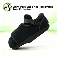 Chaussures post-opératoires certifiées ISO, spacieuses, à bout rond, avec protection de bout non amovible, pour pieds enflés, blessés, rééducation post-chirurgicale