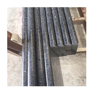 Tối màu Xám Granite ngoài trời cầu thang đá bước với đầy đủ bullnose cạnh - Product Image 3