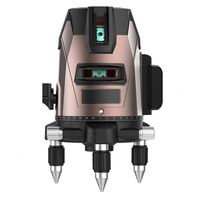 Niveau laser auto-nivelant 5 lignes 3 lignes, niveau laser 360 degrés pour la construction, niveau laser à batterie lithium-ion 12V