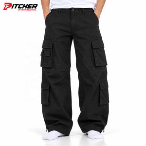 Wholesale <b>mens</b> denim cargo pants Custom <b>mens</b> denim cargo pants Cargo <b>jeans</b> Utility Style Denim Low MOQ Collection - Product Image 1