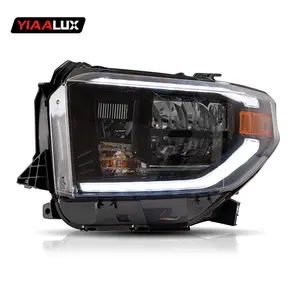 YIAALUX Factory LED Headlamp with Sequential turning Car Headlights For Tundra SR S Front Light 2014-2019 For Toyota Tundra