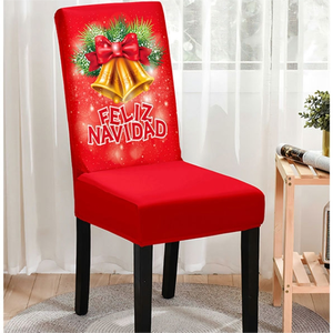 Forniture per decorazioni per feste da pranzo per la casa stampate coprisedili per sedie elasticizzato coprisedili fodera per sedia natalizia in poliestere - Product Image 4
