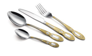 <span class=keywords><strong>Vendita</strong></span> Calda: Posate di Alta Qualità <span class=keywords><strong>in</strong></span> Acciaio Inox, Design Classico Placcato Oro, Regali Aziendali, Utensili da Tavola per Uso Domestico - Product Image 2