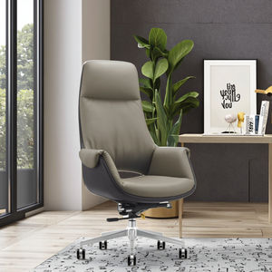 Sedia Direzionale Ergonomica Moderna in Pelle con Cuscino Spesso e Funzioni Regolabili per Lunghe Sessioni di Lavoro - Product Image 2