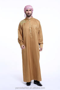 2023 Musulman Abaya à manches longues robe arabe arabie saoudite vêtements islamiques mode lâche Abaya pour hommes - Product Image 6