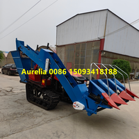 Machine étonnante pour la récolte d'herbe agricole Moissonneuse-batteuse de maïs à dos Moissonneuse de maïs et décortiqueuse