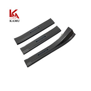 Decoración de coche ABS fibra de carbono puerta alféizar placa puerta umbral desgaste cubierta protectora para Arcfox KaolaS - Product Image 6