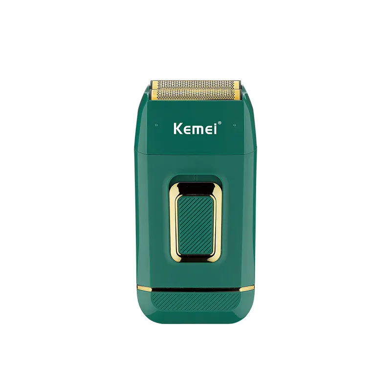 Kemei KM-2031 yeni su geçirmez elektrikli tıraş makinesi pistonlu Usb şarj edilebilir tıraş makinesi erkekler jileti