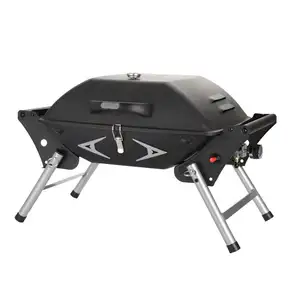 2024 Camping Portable American Barbecue Grill For Outdoor Folding BBQ Gas Grill Griddle