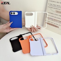Funda Plegable para Teléfono de PC Pintada con Spray de Alta Calidad de Fábrica IDEAL, Resistente a Impactos, de Color Sólido, para iPhone 18 Fold, con Logotipo Personalizable