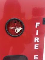 Armoire d'extincteur portable en acier pleine taille à porte simple, pour la sécurité incendie et la lutte contre les incendies, fournisseur pour véranda