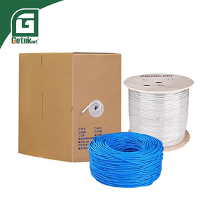 สายเคเบิล GETEKnet 1000FT 305M สำหรับใช้งานภายในอาคาร 8 แกน ผลิตจากทองแดง OFC ระดับ Cat 6 สายเคเบิล Caja 24awg 23AWG 305 เมตร บรรจุกล่อง สายทองแดงตัน - Product Image 3