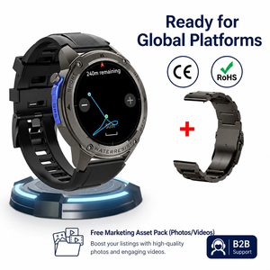 Smartwatch Sportivo DM56 con <span class=keywords><strong>GPS</strong></span> Schermo AMOLED da 1,43 Pollici Impermeabile 5ATM Batteria da 400mAh Monitoraggio Ossigeno nel Sangue e Sonno Dispositivo Indossabile - Product Image 4