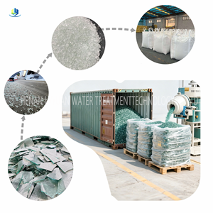 Arena de Cristal Ecológica Reciclada para Filtro de Piscina, con Forma Uniforme, Tamaños de Arena de Cristal para una Filtración Superior - Product Image 5