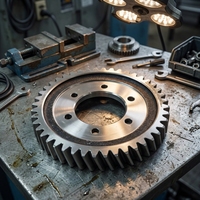 Small Module Brass Spur Gear, Mini Precision Straight Gear, Custom Tiny Gear for Instruments & Meters
