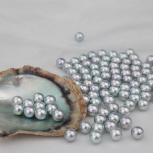 Perlas de Akoya de agua salada naturales coloridas redondas y barrocas sueltas de alta calidad para la fabricación de joyas al por mayor de Japón - Product Image 5