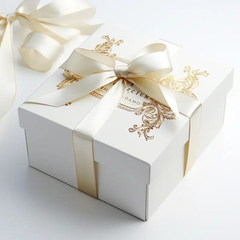 Boîte cadeau cadeau mug de Noël en papier personnalisé