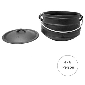 Nồi <span class=keywords><strong>Potjie</strong></span> Phẳng Trước Dày Dạn, Nồi Nam Phi, Gang - Product Image 4