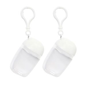 Botella de Viaje de 30ml 50ml con Pulverizador y Bomba Dosificadora Cuadrada para Cosméticos, Lociones, Champú, Desinfectante de Manos, 1oz - Product Image 6