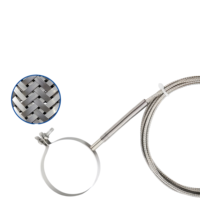 Capteur de température en maille métallique sur mesure, étanche, OEM, résolution 1°C, vente en gros directe usine