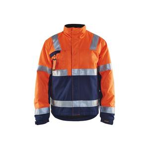 BLAKLADER - 486218115389XXL <b>Hi</b>-<b>Vis</b> winter <b>jacket</b> <b>Orange</b>/Navy blue - EAN 7330509370940 <b>HI</b>-<b>VIS</b> WORKWEAR - Product Image 1