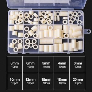 White Abs Round Washer M6 3-20mm Flat Plastic <b>Spacer</b> For Screw Fixing - Product Image 5