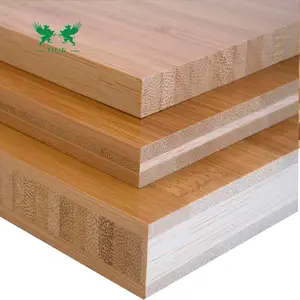 18mm yatay bambu kontrplak levha bambu kontrplak lamine levhalar bambu Panel tezgahı