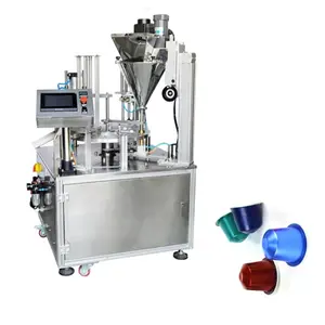 Rotary Type Automatic Customized Shaped Cup Coffee Filling and Sealing Packing Machine