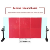 Máquina de rebote profesional de tenis de mesa para entrenamiento individual, vertical de sobremesa, con un solo deflector, artefacto para práctica de servicio y partido