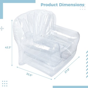 Star Models Indoor Outdoor Camping <b>Inflatable</b> <b>Sofa</b> PVC Transparent <b>Inflatable</b> Chair Can Be Customized - Product Image 6