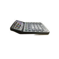Calculatrice en plastique à logo personnalisable à 16 chiffres alimentée par énergie solaire avec double alimentation pour le bureau et l'école CT-9916D